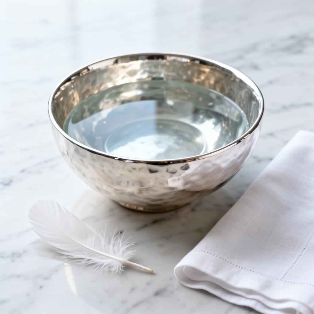 Silver Water Bowl