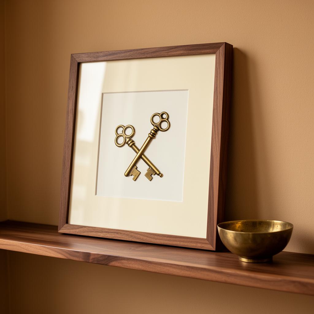 Key & Crossroads Print