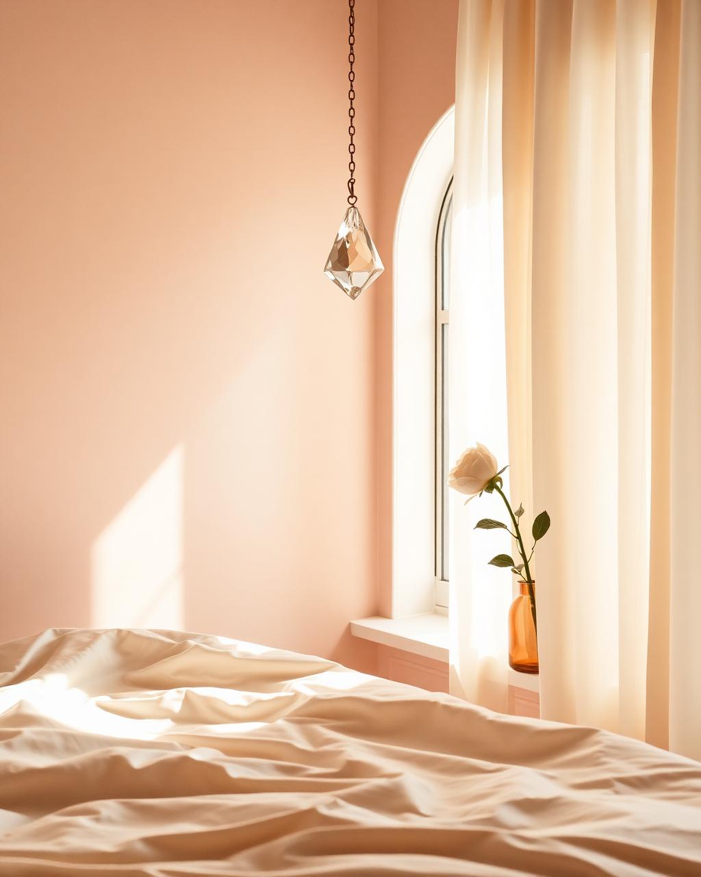 Rainbow Light bedroom mood for Ayida Wedo