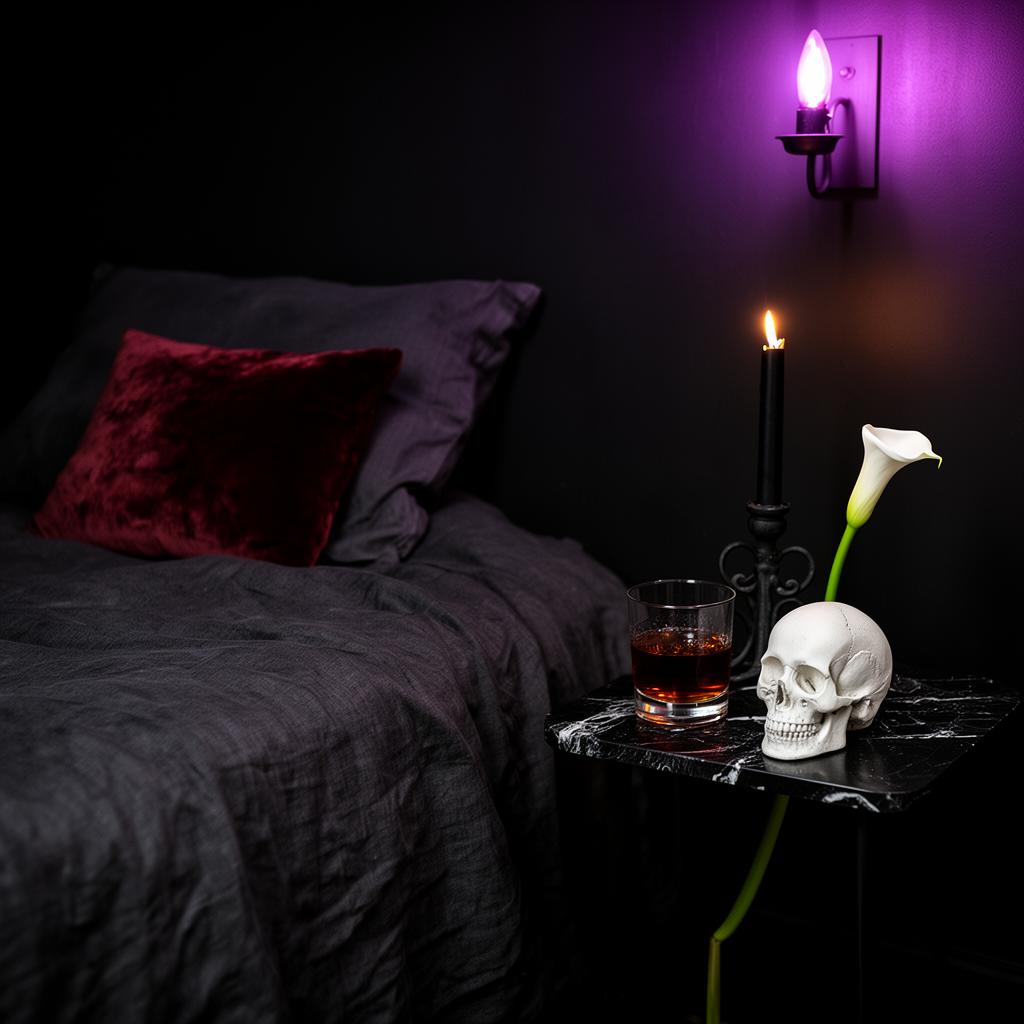 Vigil bedroom mood for Baron Samedi