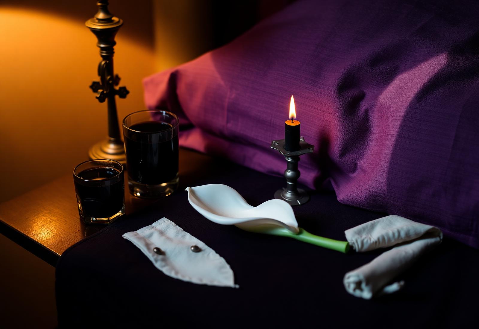 Vigil bedroom mood for Grann Brigitte