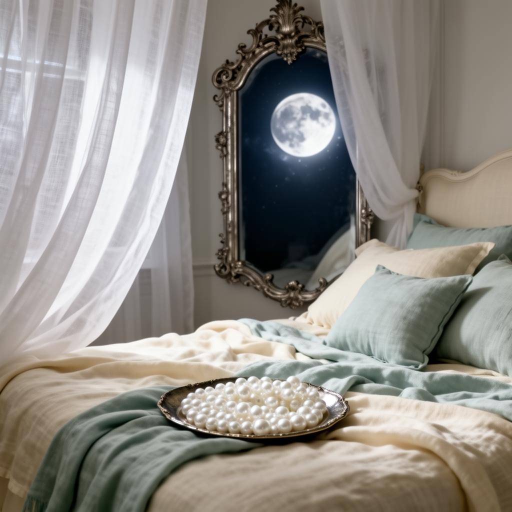 Moonlit bedroom mood for Lasirèn