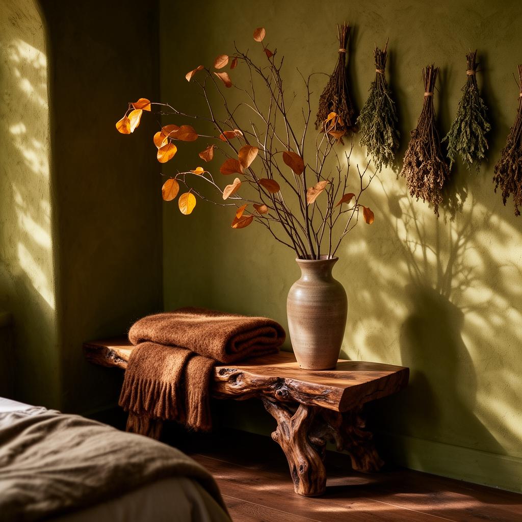 Grove bedroom mood for Loko Atisou